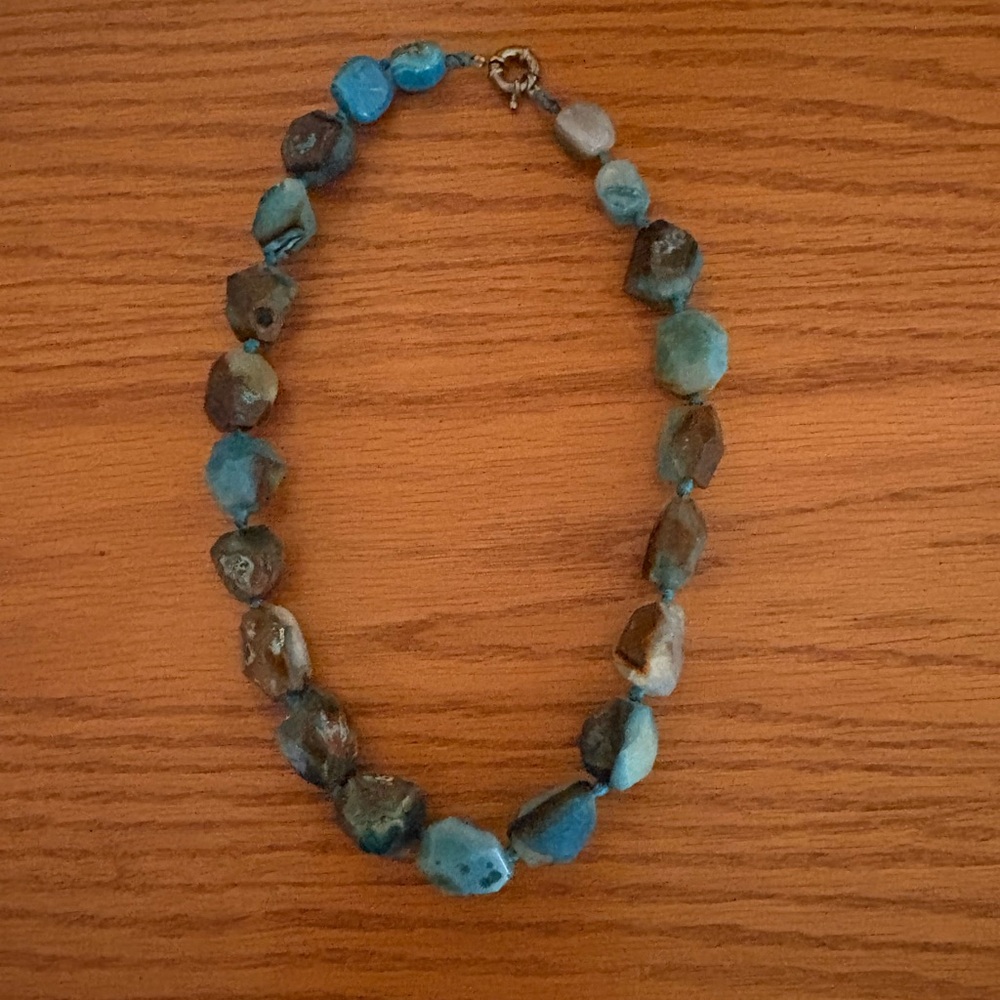 Ocean Hues Gemstone Necklace